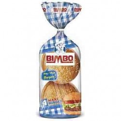 BURGER BIMBO MAXI 300G 4U
